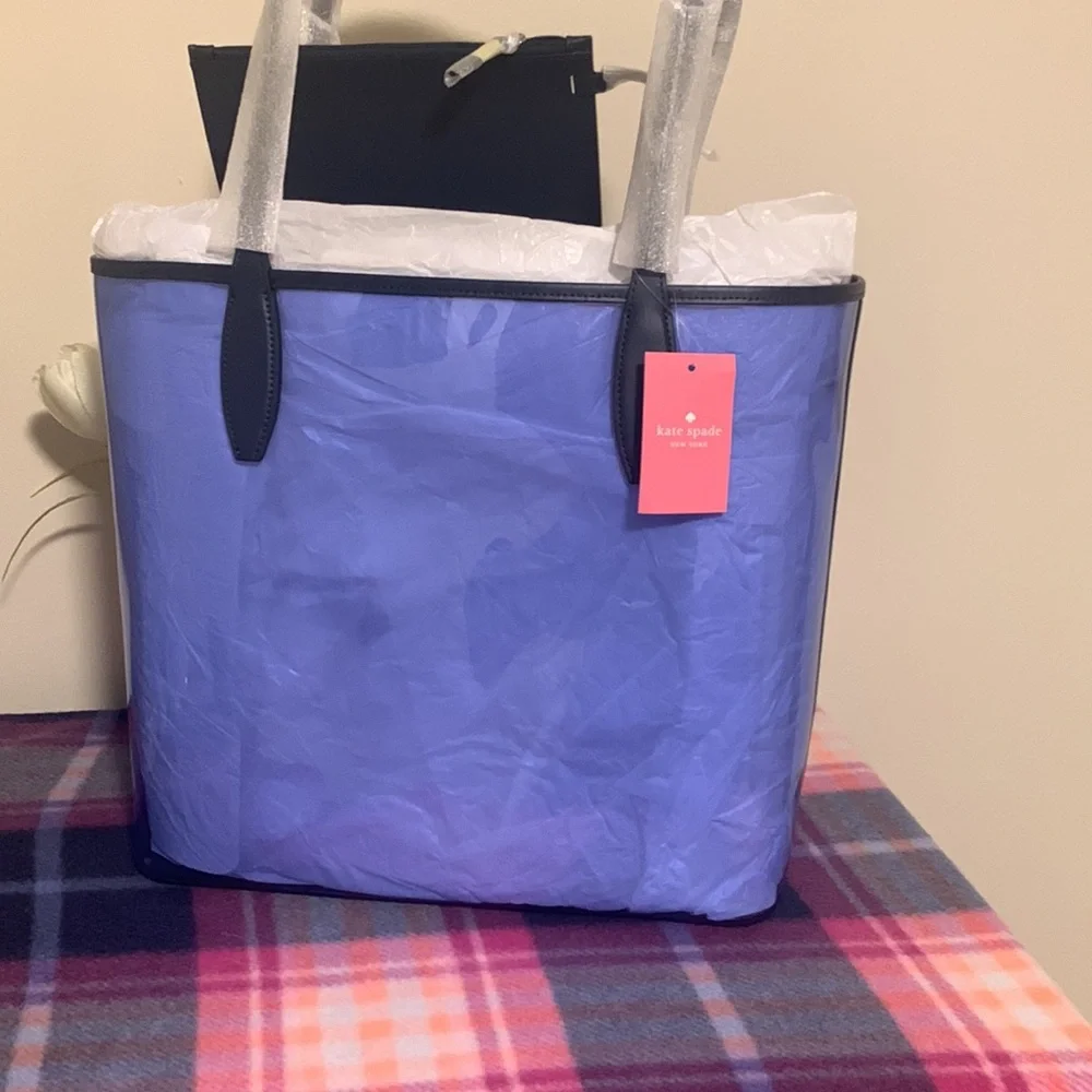 Nwt kate spade up up & away balloon tote bag